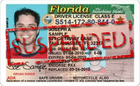 Driver license registration suspension florida